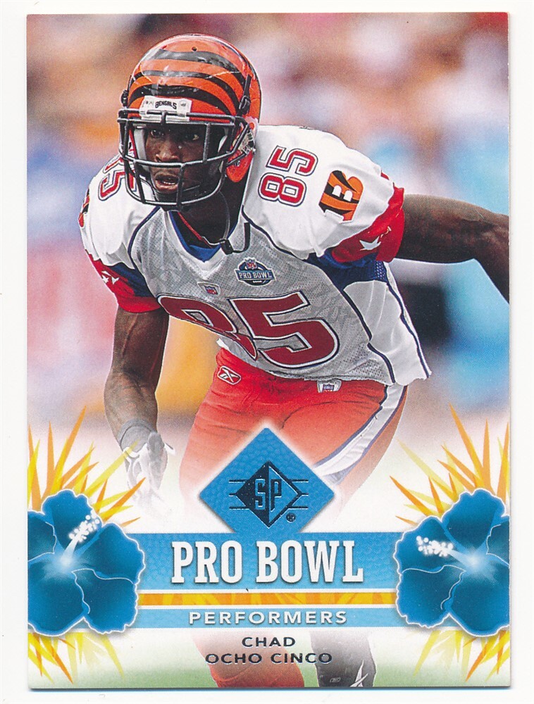 CHAD OCHO CINCO 2008 SPX PRO BOWL #PBP-10 CINCINNATI BENGALS MINT