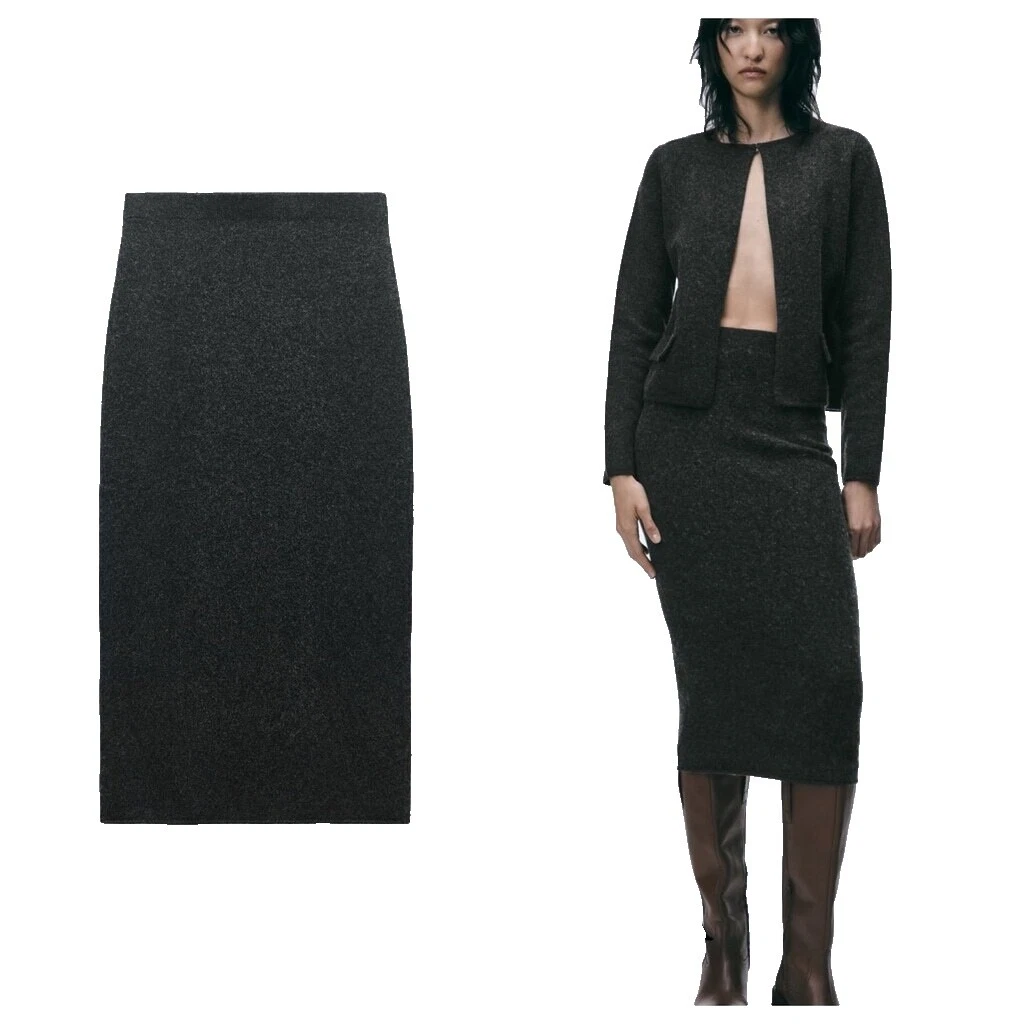 Lana Zara recto y lápiz faldas para mujer