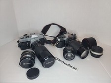 Vintage Retro Japan Canon FTb and AE-1 lot   