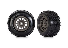 Traxxas Gray Mini Xrt Wheels W Response Pro Tires 2 Tra10774-gray