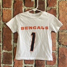 Cincinnati Bengals NFL Team Apparel Football T-Shirt Toddler 1 Chase White