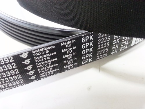 🤩 OEM 6PK 2225 Grooved Poly Belt Ssangyong Rodius Stavic Turismo Kyron Rexton - Picture 4 of 6