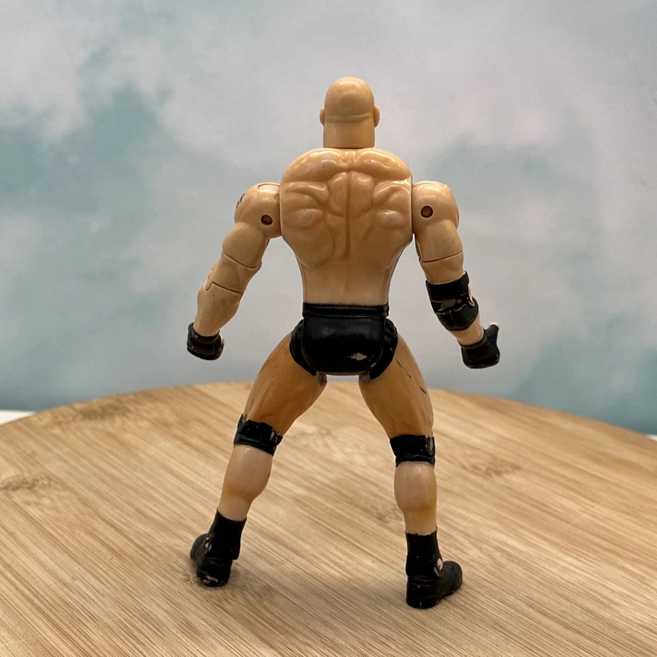 Goldberg WCW Toy Biz 复古摔跤可动人偶 1999 年 WWE — 第 3/4 张图片