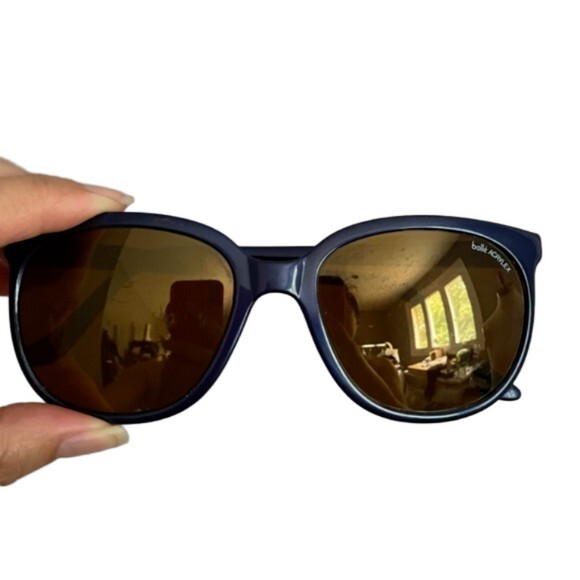 Vintage Bolle x LL Bean 396 Round Mirrored Lens Sunglasses - made