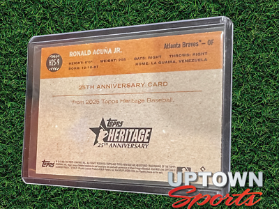 2025 Topps Heritage Ronald Acuna Jr. 25th Anniversary #H25-9