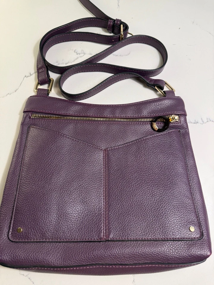 Bolso de Viaje Steve Madden Bandolera Color Ciruela Foto 3 de 4