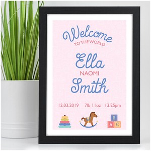 baby girl announcement gifts