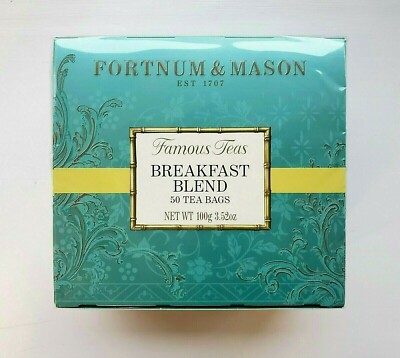Fortnum and Mason UK Breakfast Blend Tea, 50 Tea bags - EXP 6/27
