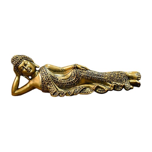 Buddha Figurine Resin Statue Artwork Craft for Tabletop Decor - Picture 4 of 11