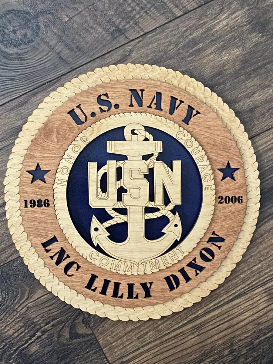 US Navy Logo Sign Round 12