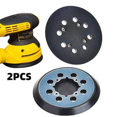 #ad 2PCS 5quot; 4 Screw Orbital Hook Loop Orbital Sander Pad for Dewalt DWE64233 N329079 $20.99