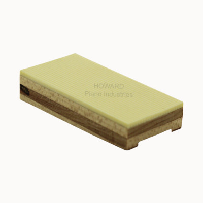 Piano Key Dip Block For Adjusting Key Dip Tapered Wood Block With Acrylic Keytop