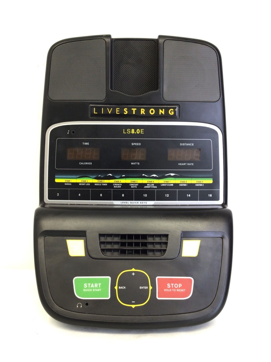 Livestrong LS8.0E EP535 EP535B Elliptical Display Console Livestrong LS8.0E EP535 EP535B Elliptical Display Console