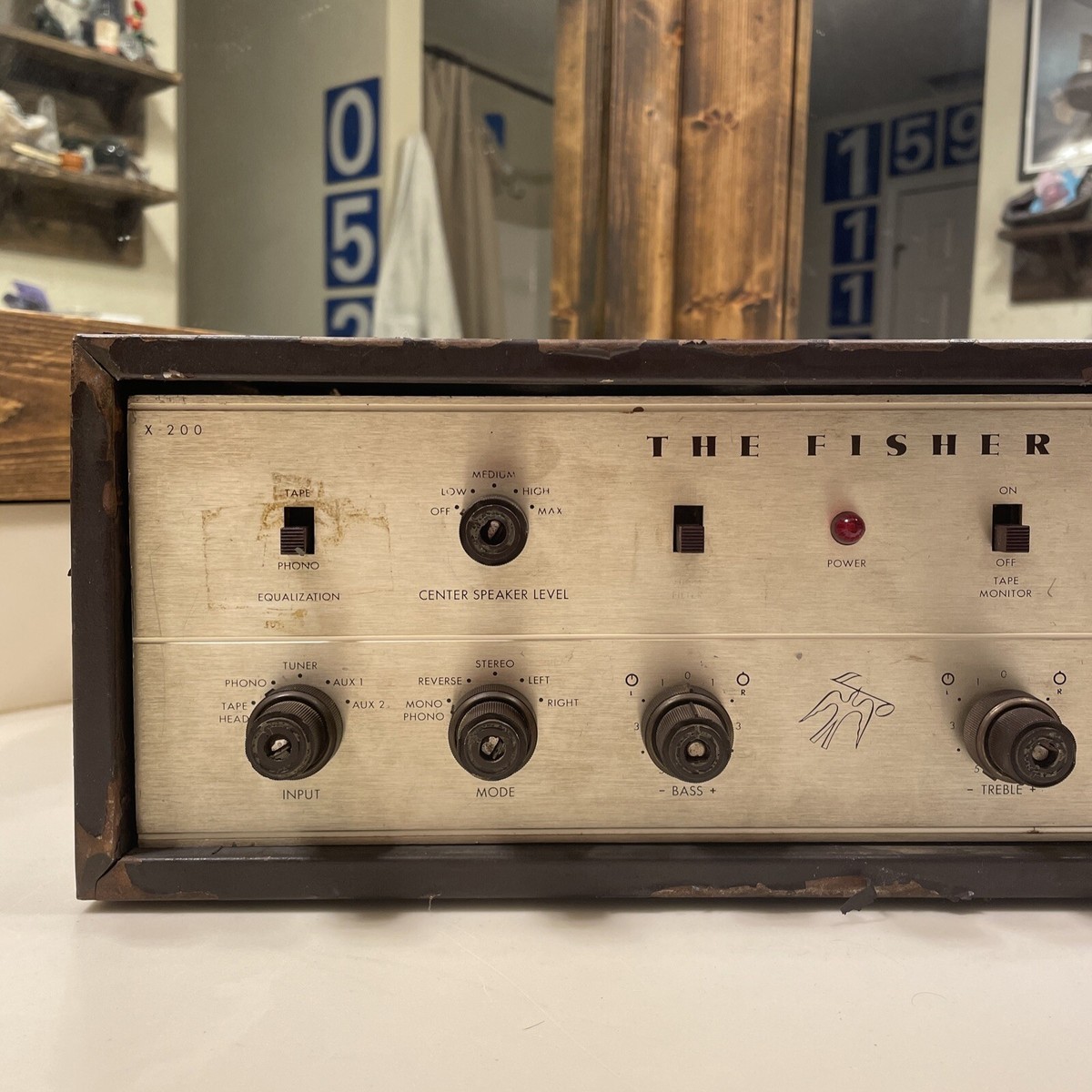 The Fisher X-200 Integrated Tube Control Amplifier with Case | eBay