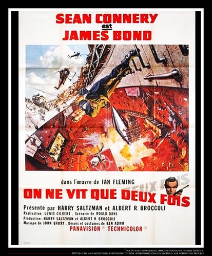 YOU ONLY LIVE TWICE (1967) - James Bond - Original French Movie Poster – Large
