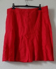 Red linen skirt size 20