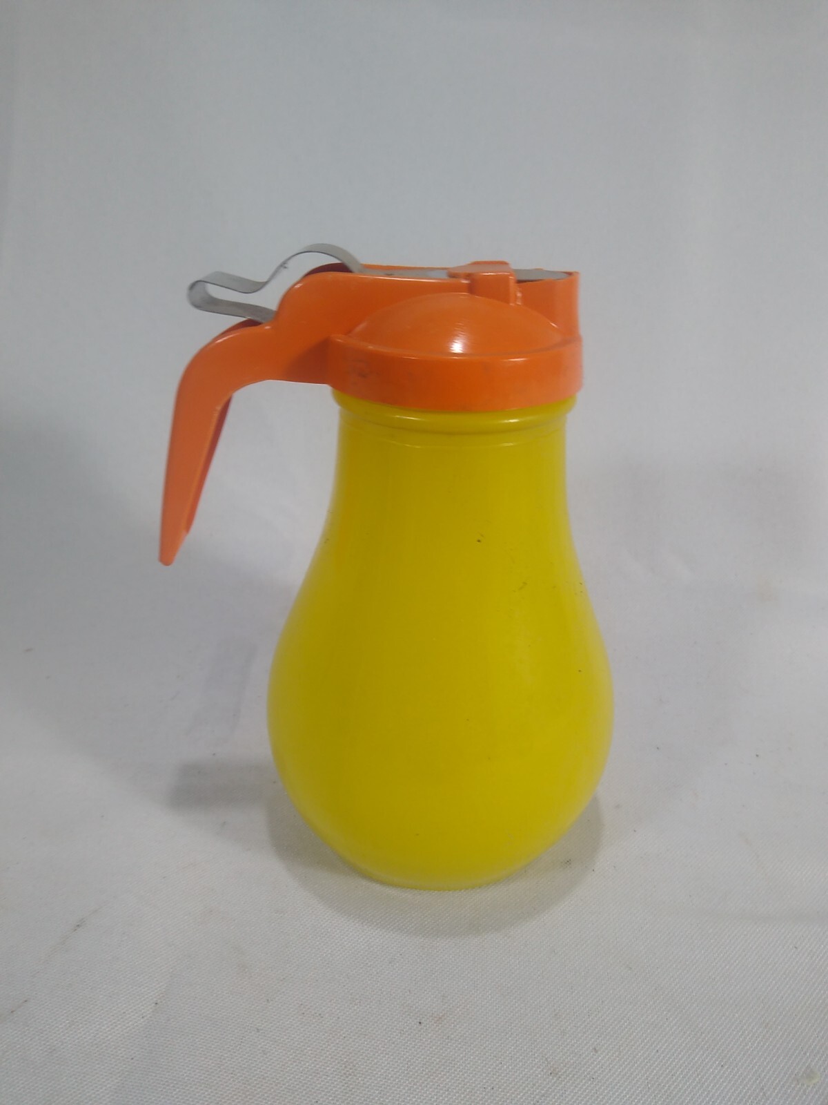 Vintage New Old Stock GEMCO Maple Syrup Dispenser Glass Baked On Enamel