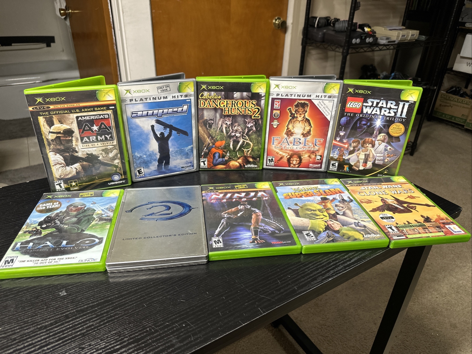 Lot of 10 Original OG Xbox Games Pricecharting Value Over 80! Free