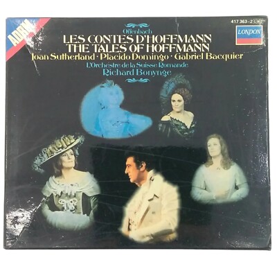 Offenbach Les Contes d'Hoffmann 2 CD Set With Book 1986