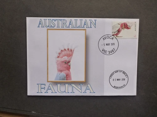AUSTRALIA 2019 FAUNA PRIVATE ILLUSTRATED FDC- GALAH 1