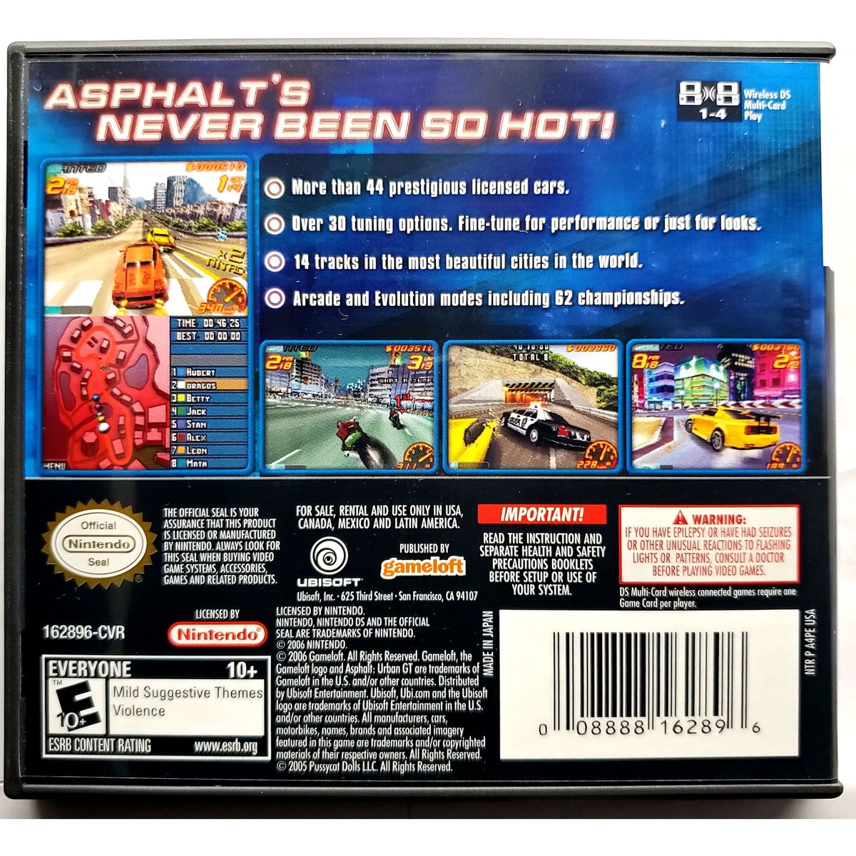Box Only) Asphalt Urban GT 2 - Nintendo DS Excellent Original | eBay