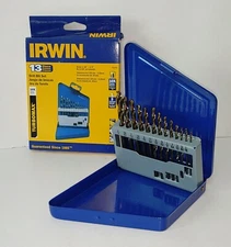 Irwin TurboMax Fractional Straight Shank Jobber Length 13 pc Drill Bit Set 73136