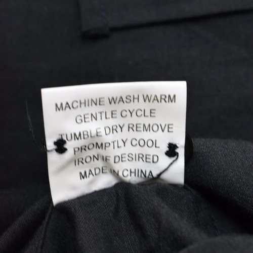 EDDIE DOMANI Collection Casual Shirt L Button Up Long Sleeves Black Embellished - Picture 11 of 12
