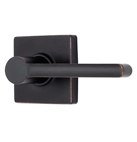 BRINKS Door Lever Contemporary Non-Locking Tuscan Bronze Hall & Closet