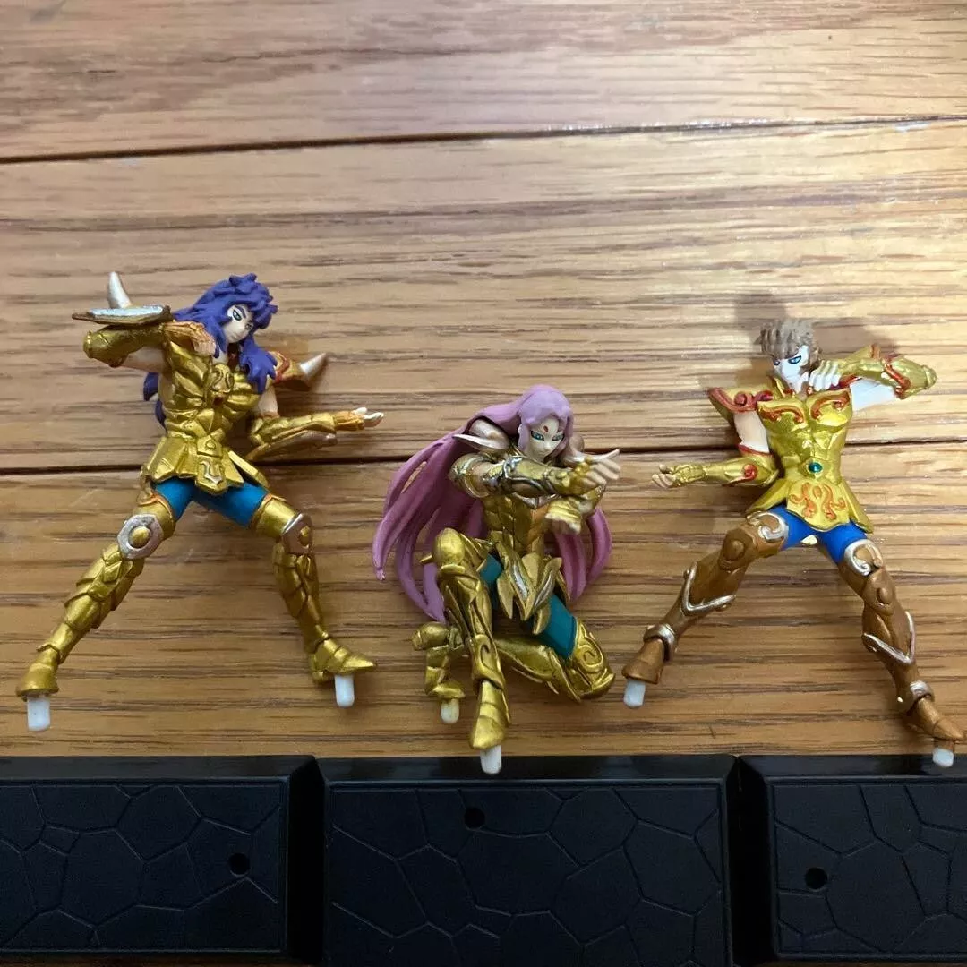 Saint Seiya [Athena Exclamation] figure 3 piece set Gold Saints SUPER RARE!