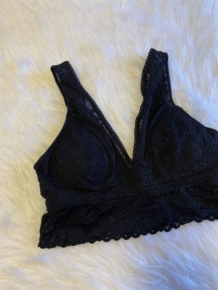 So Bra Womens Size Small Black Wireless Bralette Pull Over - Image 3 of 4