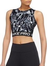 NIKE PRO WOMEN'S DRI FIT ALL OVER PRINT TANK TOP SMALL