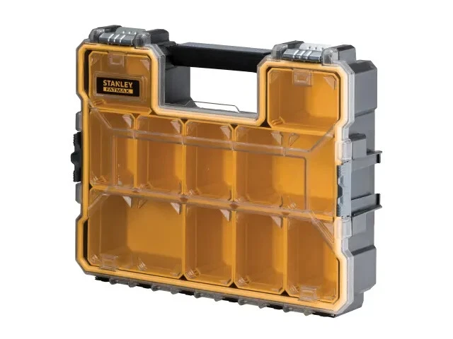 Stanley Fatmax 10-Compartment Shallow Pro Small Parts Organizer