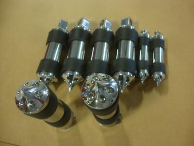 BIG DOG MOTORCYCLES OEM ROULETTE FOOT PEG SET 2004-11 models COMPLETE SET