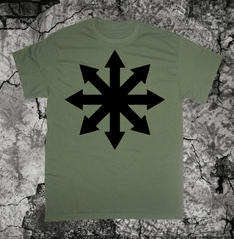 Camisa Símbolo del Caos - Estrella Pentáculo Oculto Punk Metal Grunge Gótico de Cruz Foto 3 de 4