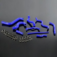 Blue Fit 87-91 Vw Golf Gti Mk2 1.8 8v Silicone Induction Intake Coolant Hose Kit