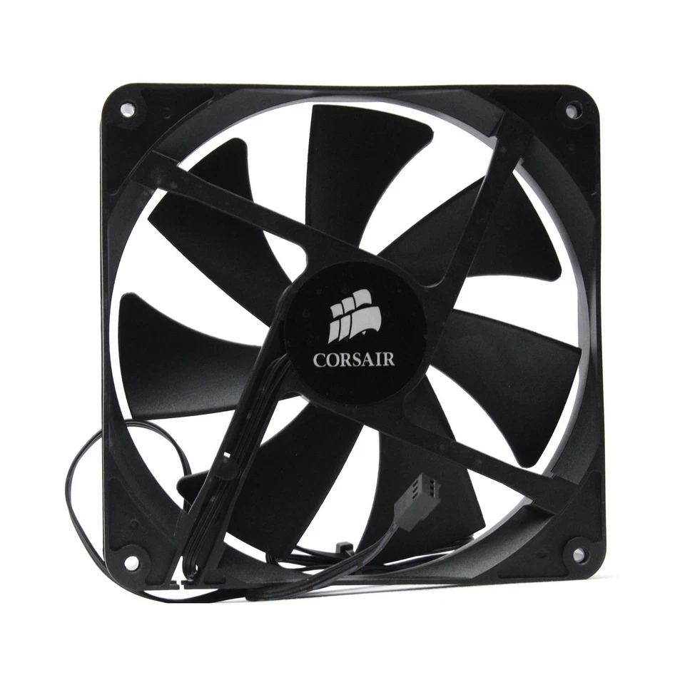 CORSAIR Brushless Fan 140x140x25mm 140mm Gehäuselüfter schwarz #33251