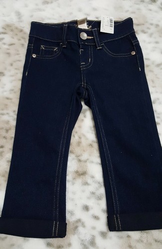 Justice Toddler Girls Sz 5R Very Dark Blue Cropped Leggings Denim Pants NWT - Picture 7 of 7