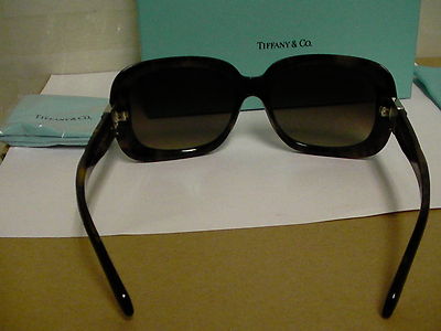 Tiffany & Co TF4034-B 8050/3B Black Square Tortoise Sunglasses 59-17 135 Tiffany New Sunglasses Women TF 4034-B 8050/3B 59/17 Square  main image 3
