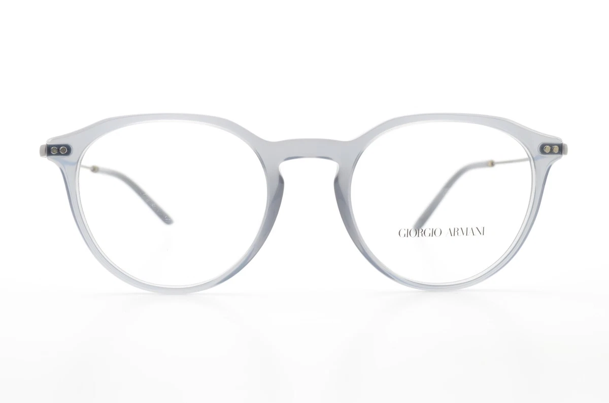 Giorgio Armani Panto round-frame glasses - Grey