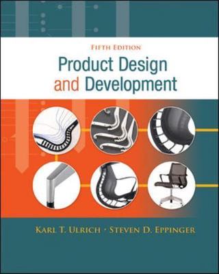 Product Design and Development, 5th Editi- 9780073404776, hardcover, Ulrich, new