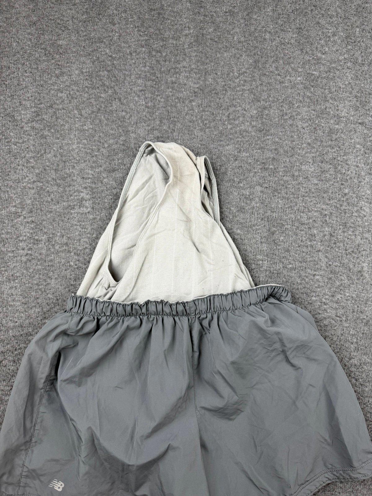 New Balance Gray Athletic Shorts Men's M Gym Running Lined Performance thumbnail 4