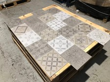 Victorian Pattern Floor Tiles Waterproof LVT Click Flooring RRP £46 m2
