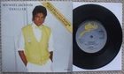 Michael Jackson - Thriller / Things I Do For You - VG+ 45 + RARE POSTER SLEEVE