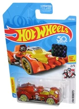Hot Wheels HW Robots 2/5 (2017) Orange Turbot Toy Car 255/365 - (Factory Sealed 