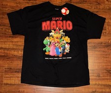 Rare Vintage Official Nintendo Super Mario Character Promo Shirt Sz 2xl NWT