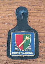Insigne 1° Armée Rhin et Danube Peint Dos Lisse Fixation par 2 Pattes    /SS65