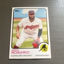 Topps 2021 Archives Amed Rosario Cleveland Indians #138 1973 Topps Baseball Card