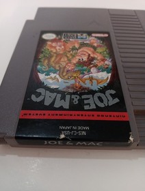 Joe & Mac Nintendo NES Cartridge Only Authentic- TESTED 
