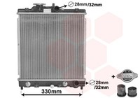 VAN Wezel WasserküHler KüHlrippen GelöTet FüR Honda Civic VI Hatchback EJ EK