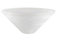 Aspen Creative 25302-64-1, Alabaster Glass Shade for Medium Base Socket NEW